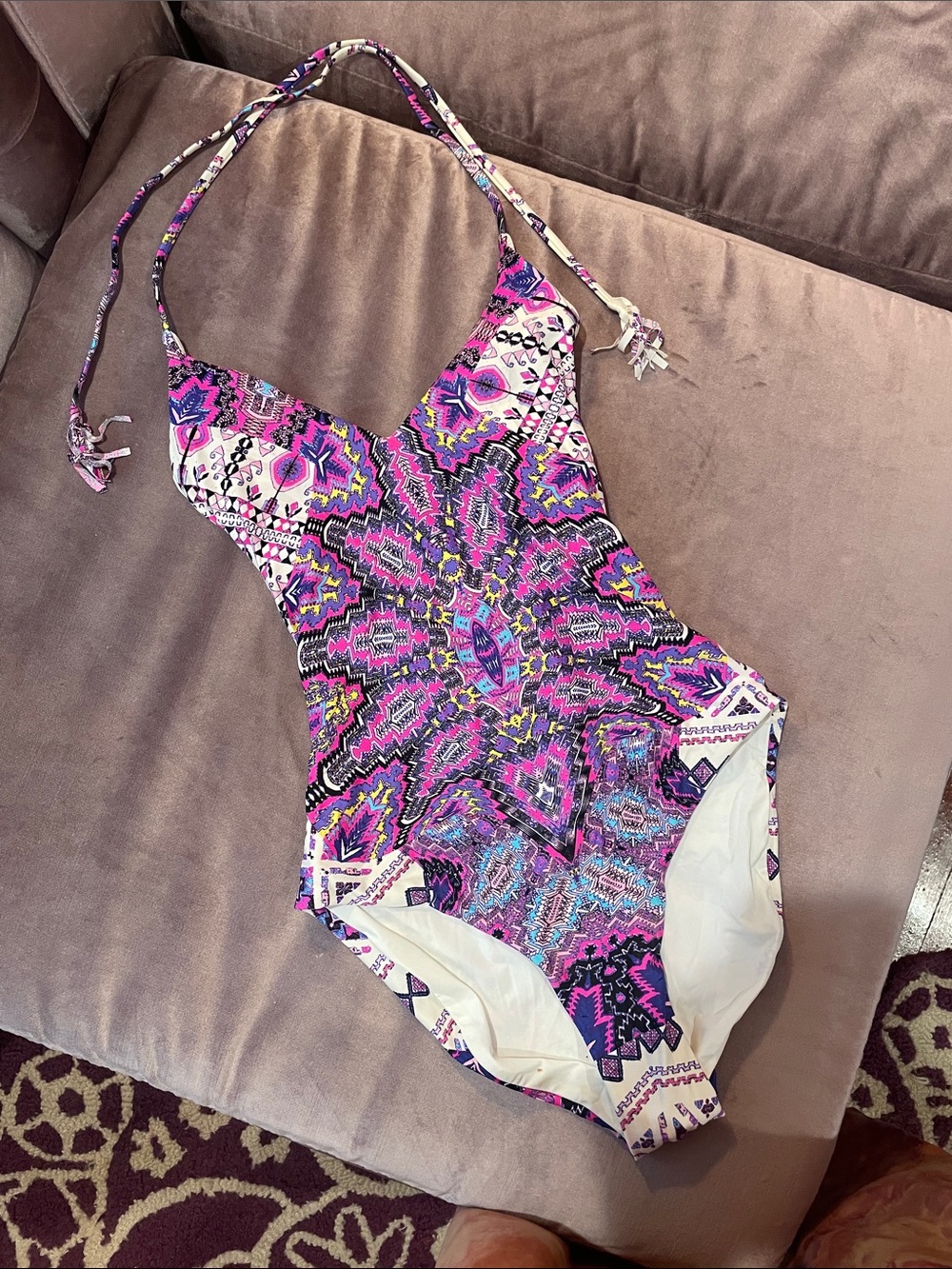 Red Carter Psychedelic One Piece